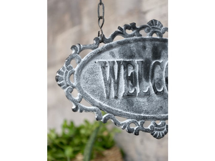 Chic Antique - Skilt "Welcome"