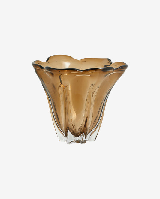 Nordal A/S FLOTTA vase, brown
